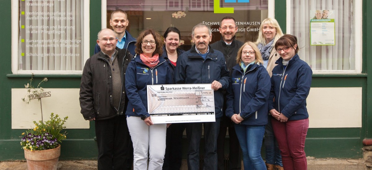 Spende für das Café “Vergissmeinnicht” in Wanfried