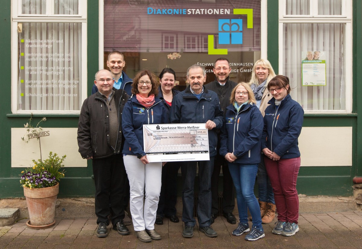 Spende für das Café “Vergissmeinnicht” in Wanfried